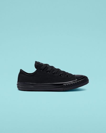 Boys' Converse Chuck Taylor All Star Classic Low Top Shoes Black | AU 10E6CW